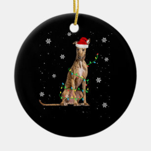 Punktera Julafton av julklapp Julgransprydnad Keramik