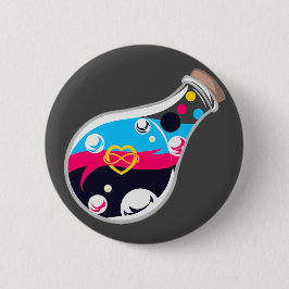 Punktering i Pride av polyamoriskt material Knapp