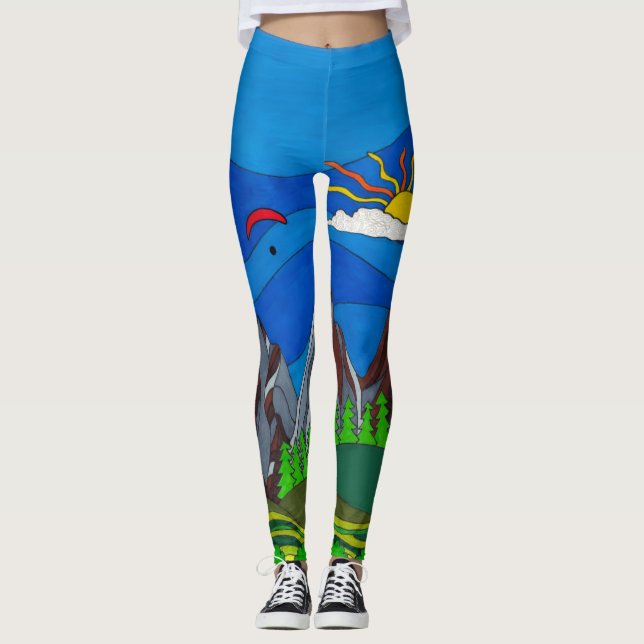 Punkteringsbaljor Leggings (Framsida)