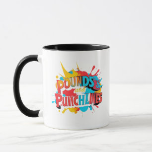 "Punktlinjer och pund" Mugg