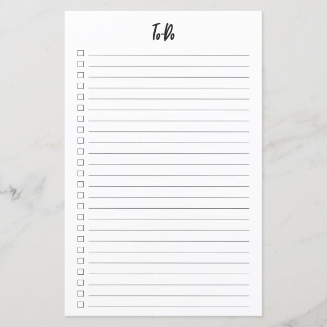 Punktlista Journal att göra (Framsida)