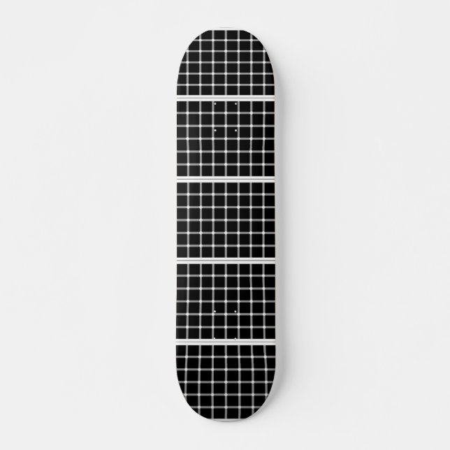 Punktoptisk Illusion-skateboard Skateboard Bräda 21,5 Cm (Framsida)