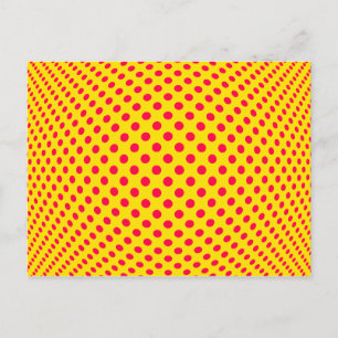 Punktoptisk Illusion Vykort