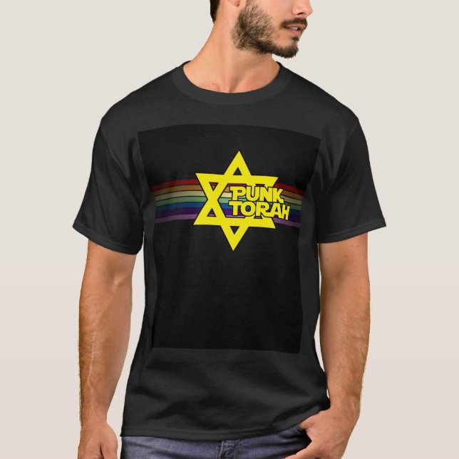 PunkTorah regnbåge Tee Shirt (Framsida)