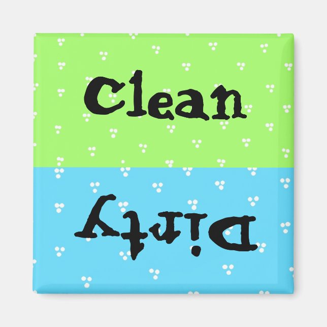 Punktrengöring och smutsig magnet (Framsidan)