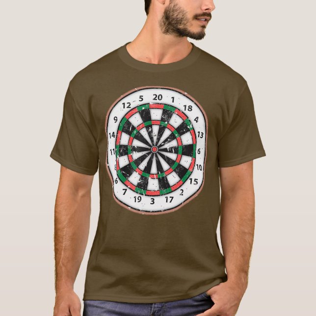 Punktrityta för en Darts Player-Klubb T Shirt (Framsida)