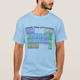 Punktuationens periodiska system Herr T-shirt