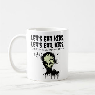 Punktuppgång - slavar, zombie låt oss barn kaffemugg