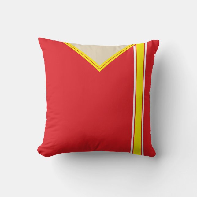 Punktuppställning Jersey Blue Side Rand Pillow-mal Kudde (Framsida)