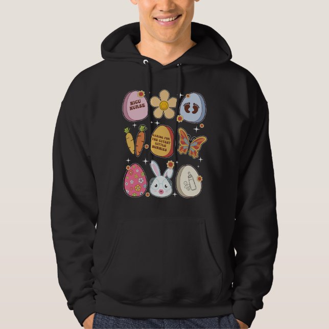 punni, retro, vintage hoodie (Framsida)