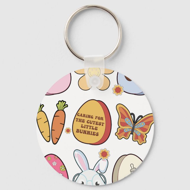 punni, retro, vintage nyckelring (Framsida)