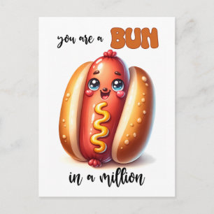 Punny Bun på en miljon Valentine Vykort