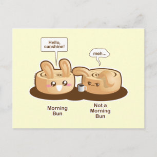 Punny Buns: Cute MorgBunny Vykort