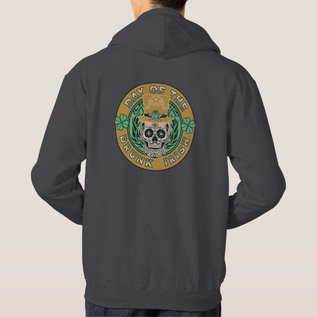 Punny Irish St. Patrick's Day Hoodie (Baksida)