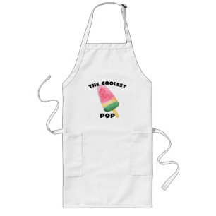 Punny Pappa Apron med Pockets: Food Recipe Laughs Långt Förkläde