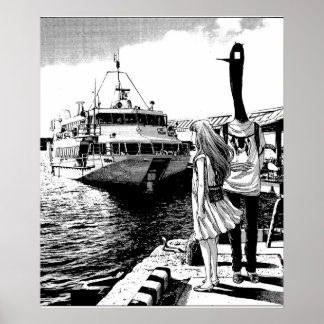 Punpun vid havet poster