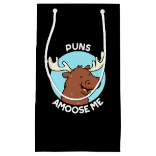 Puns Amoose Me Funny Moose Pun Mörk BG