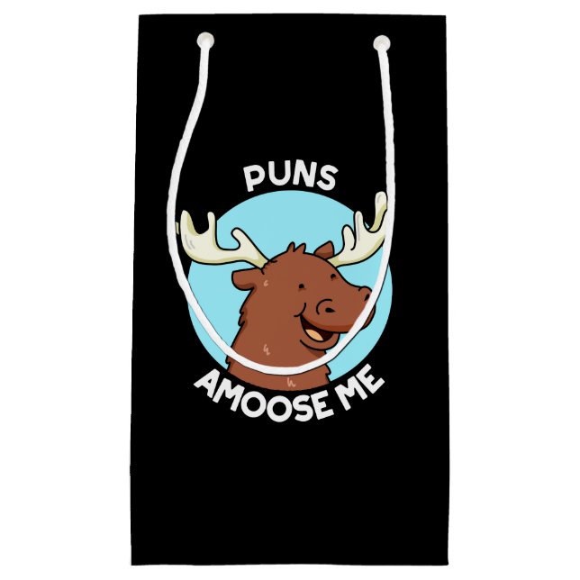 Puns Amoose Me Funny Moose Pun Mörk BG (Framsidan)