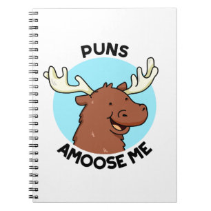 Puns Amoose Me Rolig Älg Puns Anteckningsbok