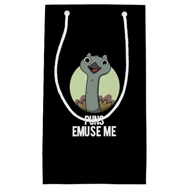 Puns Emuse Me Funny Emu Pun Mörk BG (Framsidan)