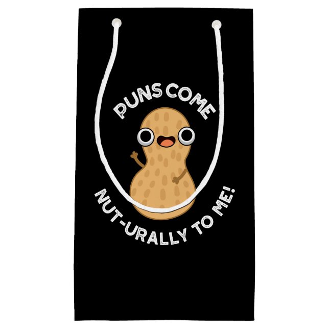 Puns Kom Nöt-urally to Me Funny Nöt Pun Mörk BG (Framsidan)