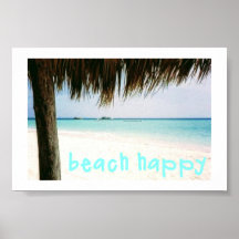 Punta Cana Beach Lycklig Poster