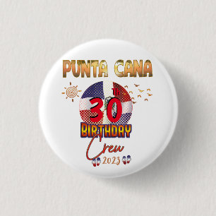 Punta Cana Dominican Republic Birthday Matching Knapp