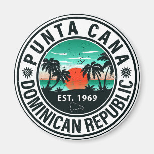 Punta Cana Dominican Republic Family Souvenir 80-t Magnet