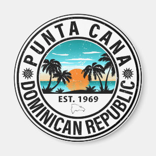 Punta Cana Dominican Republic Family Souvenir 80-t Magnet