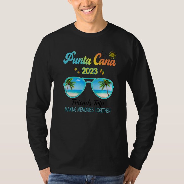 Punta Cana Dominican Republic Family Trip 2023 Out T Shirt (Framsida)
