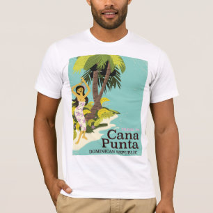 Punta Cana Dominican Republic Travel-affisch Tee
