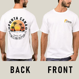 Punta Cana Dominican Retro Sunset Souvenir 60 s T Shirt