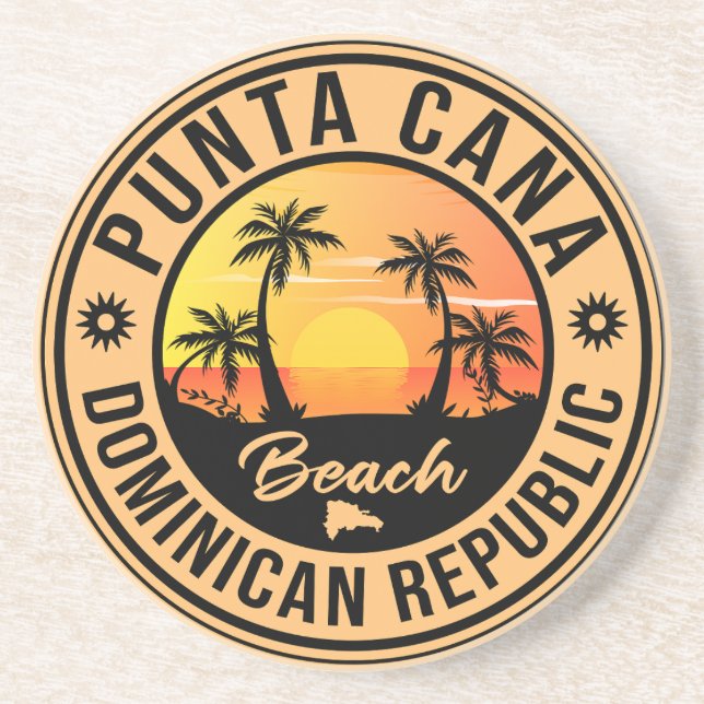 Punta Cana Dominican - Vintage Souvenir 80-talet Underlägg (Framsidan)