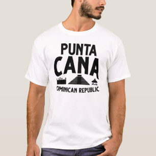 Punta Cana Dominikanska republiken City Skyline Ka T Shirt