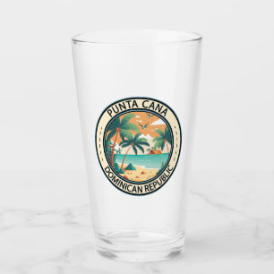 Punta Cana Dominikanska republiken Hut Badge Glaskopp
