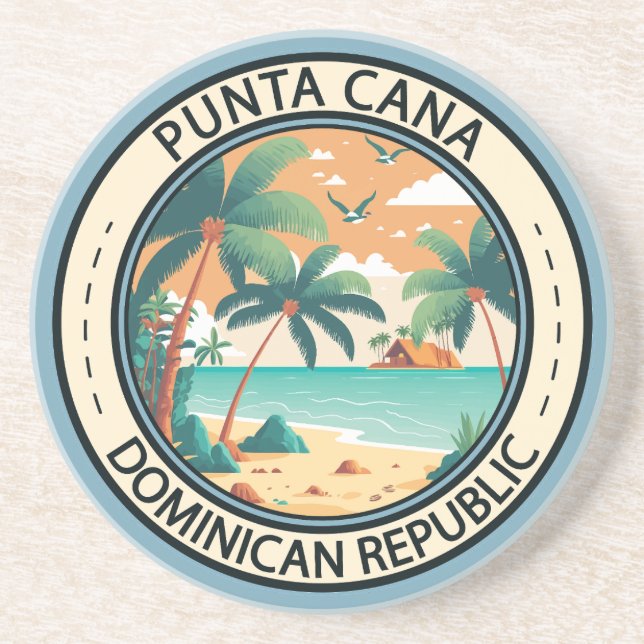 Punta Cana Dominikanska republiken Hut Badge Underlägg (Framsidan)