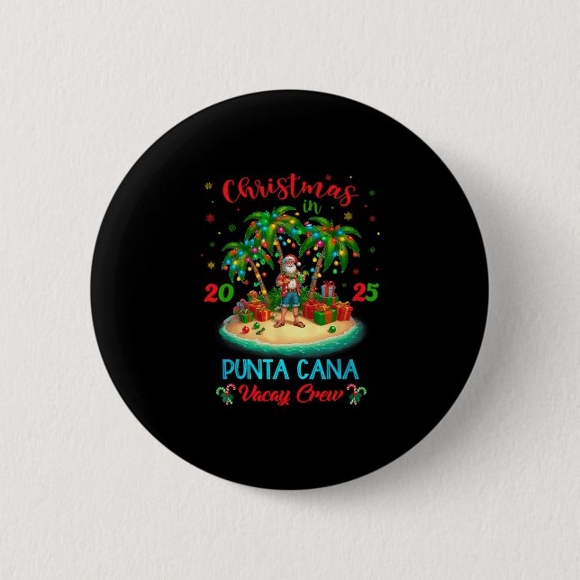 Punta Cana Dominikanska republiken julkryssning re Knapp (Framsida)