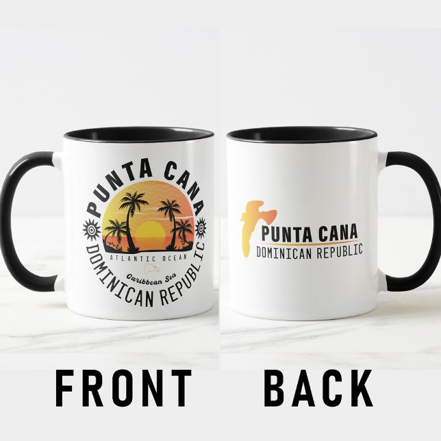 Punta Cana Dominikanska republiken - Retro Souveni Mugg (Skapare uppladdad)