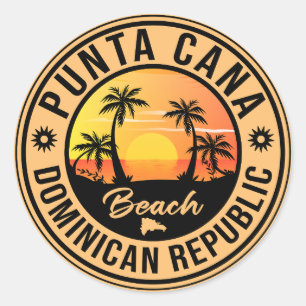 Punta Cana Dominikanska republiken Runt Klistermärke