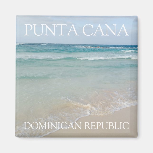 Punta Cana, Dominikanska republiken Vacker Beach Magnet (Framsidan)