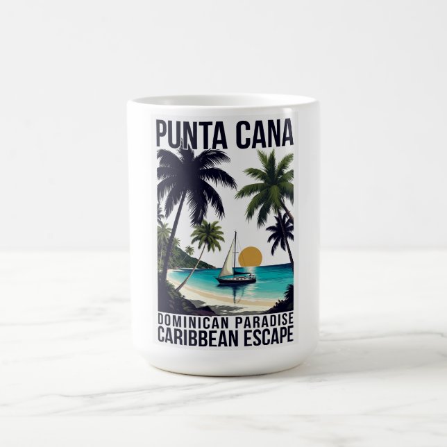Punta Cana Dominikanskt Paradis Kaffemugg (Center)
