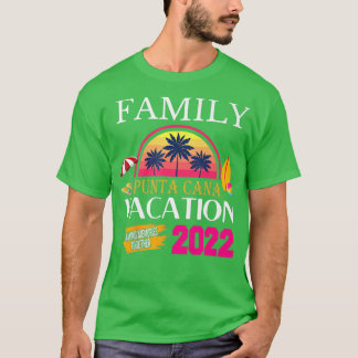 Punta Cana Family Vacation 2022 Matching Dominican T Shirt