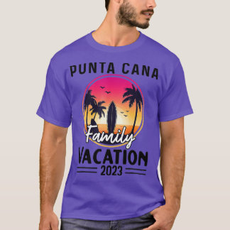 Punta Cana Family Vacation 2023 Matching Dominican T Shirt