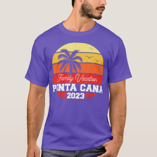 Punta Cana Family Vacation 2023 Matching Helgdag S T Shirt