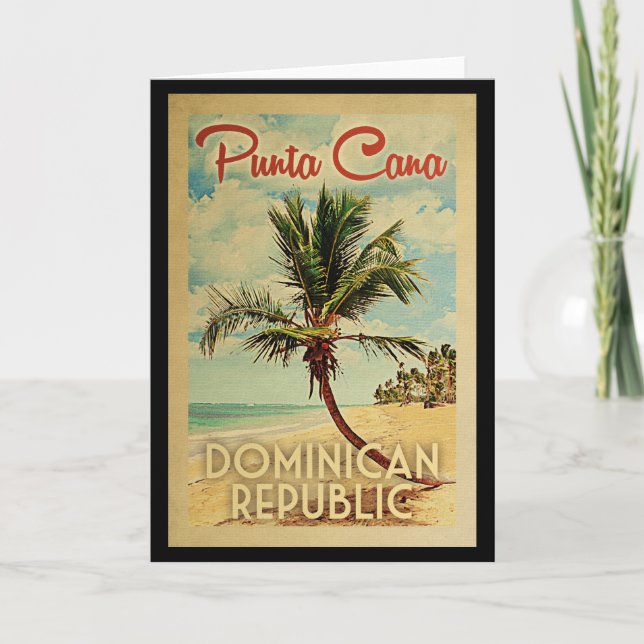 Punta Cana Greeting Card Dominikanska republiken R Kort (Framsida)