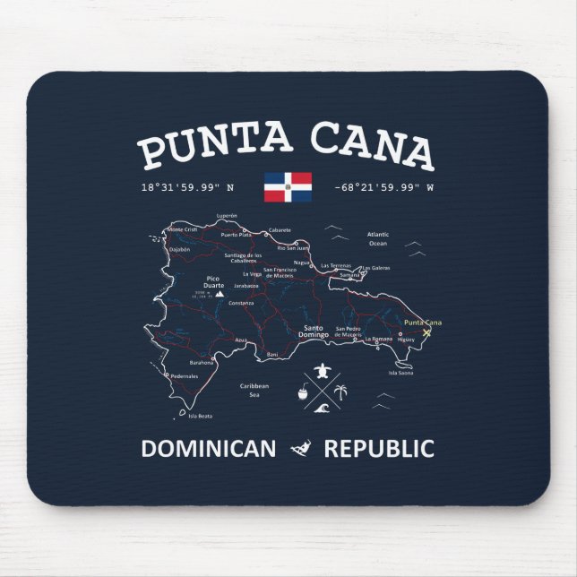 Punta Cana Karta Musmatta (Framsidan)