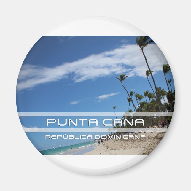 Punta Cana República Dominicana Magnet (Framsidan)