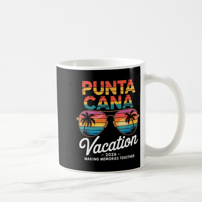 Punta Cana Semester 2026 Skapar Minnen Sommar Be Kaffemugg (Höger)