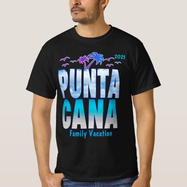 Punta Cana Sommarvallning som matchar T-Shirt (Framsida)