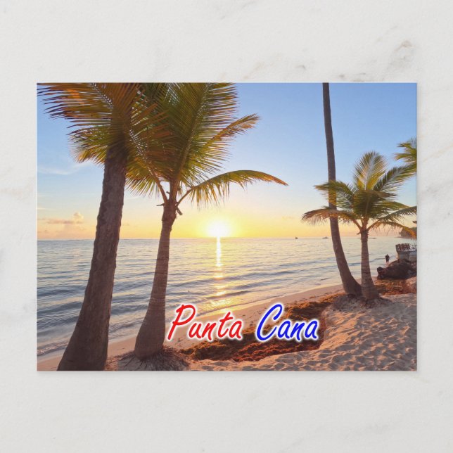 PUNTA CANA SUNRISE AMANECER POSTCARD VYKORT (Framsida)